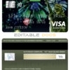 Fillable USA TD bank visa signature card Templates | Layer-Based PSD