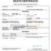 Fillable USA Death PDF Templates | Blank Docs