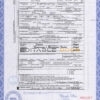 Customizable USA state Arkansas Death Certificate PSD Templates | Instant Download