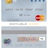 Editable Ukraine Ukreximbank mastercard Templates in PSD Format