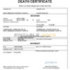 Fillable United Kingdom Death PDF Templates | Blank Docs