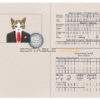 Uzbekistan cat Fake PSD Passport | Instant Download