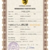 ceremony universal Marriage Certificate | Editable PSD Templates