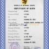 Authentic certificatetastic universal Birth Certificate PSD Template | Customize and Download Online