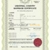 comfort universal Marriage Certificate | Editable PDF Templates