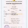 Authentic core tide universal Birth Certificate PSD Template | Customize and Download Online
