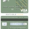 Fillable energy line universal visa electron card Templates | Layer-Based PSD