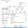 factory order universal multipurpose utility bill template in Word and PDF format