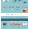 Fillable finesse ship universal multipurpose bank mastercard debit credit card Templates | Layer-Based PSD