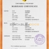 foregorund universal Marriage Certificate | Editable PSD Templates
