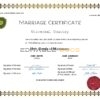 fresh universal Marriage Certificate | Editable PDF Templates