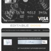Fillable galaxy wolf universal visa electron card Templates | Layer-Based PSD