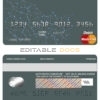 Fillable geometrex universal multipurpose bank mastercard debit credit card Templates | Layer-Based PSD