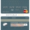 Editable geometric simple universal multipurpose bank mastercard debit credit card Templates in PSD Format
