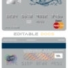 Editable lucky fish universal multipurpose bank mastercard debit credit card Templates in PSD Format
