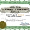 lush design universal Marriage Certificate | Editable PDF Templates
