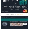 Fillable powder art universal master card Templates | Layer-Based PSD