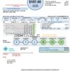 rapid benefit universal multipurpose utility bill template in Word and PDF format
