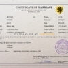 romance universal Marriage Certificate | Editable PSD Templates (version 2)