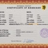 sentiment universal Marriage Certificate | Editable PSD Templates
