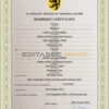 soulmate universal Marriage Certificate | Editable PSD Templates