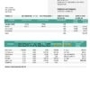 spark master universal multipurpose utility bill template in Word and PDF format