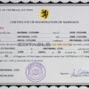 spellbound universal  Marriage Certificate | Editable PSD Templates