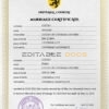 sweet story universal Marriage Certificate | Editable PSD Templates