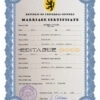 traditional universal Marriage Certificate | Editable PSD Templates