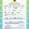 Authentic united assembly universal Birth Certificate PSD Template | Customize and Download Online