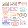 Buy Customizable Amsterdam Singapore trave l Stamp Collection | Blank Stamps Template