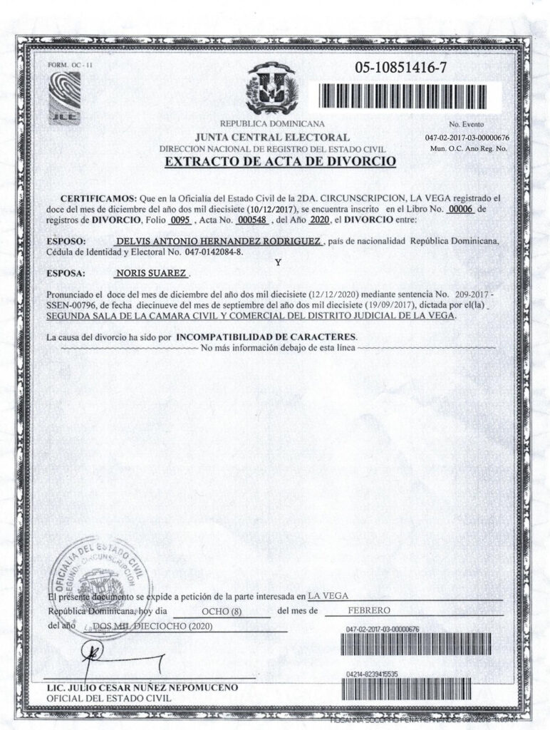 Easily Customize Dominica Divorce Certificate with Realistic word Templates
