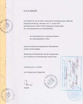 Easily Customize Germany Divorce Certificate with Realistic word Templates