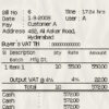 Fake ABC COMPANY cash receipt Receipt