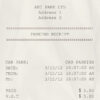 Fake ABC PARK(PARKING) LTD payment check Receipt