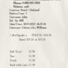 Fake AGILIRON POS payment check Receipt Template