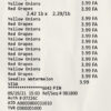 Fake ALDI STORE Receipt