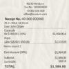Fake Aronium payment check Receipt