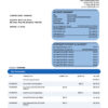 Fake Bank of Hawaii firm Business Bank Statement