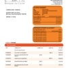 Fake Banque du Caire bank company account statement