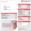 Fake Bendigo and Adelaide Business Bank Statement