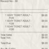 Fake Centaman payment check Receipt