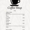 Fake Coffee Shop payment check 1 Receipt