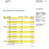 Fake Credito Emiliano firm Business Bank Statement