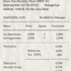 Fake Example Receipt