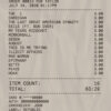 Fake Folklore album payment check Receipt