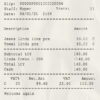 Fake Food market receipt Receipt