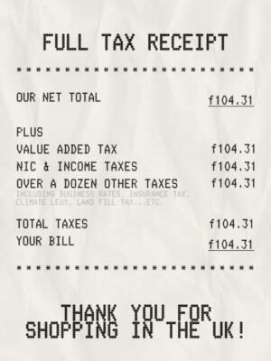 Fake Full Tax receipt
