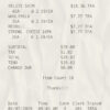 Fake Grocery depot payment check receipt
