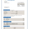 Fake HBTF Bank firm Business Bank Statement